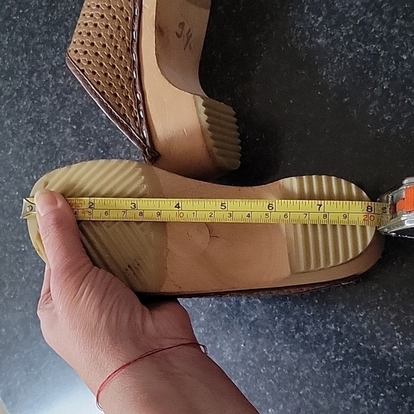 Wooden Sweeden Kids Clogs Bergs Mans Toffeln brown perforated leather new - Picture 15 of 16